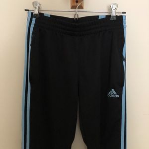 Women's Adidas Soccer Track Pant - Blue Stripe